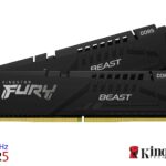 رم دسکتاپ DDR5 کینگستون 5600 مگاهرتز مدل ظرفیت 32 گیگابایت KINGSTON FURY BEAST CL40
