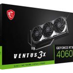 کارت گرافیک ام اس آی مدل MSI GeForce RTX 4060 Ti Ventus 3X 8GB OC GDDR6X