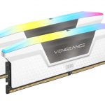 رم دسکتاپ DDR5 کورسیر 5600MHz مدل CORSAIR VENGEANCE RGB Whiteظرفیت 2×16 گیگابایت