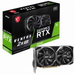 کارت گرافیک ام اس آی مدل MSI GeForce RTX 3050 VENTUS 2X E 6G OC