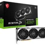کارت گرافیک ام اس آی مدل MSI GeForce RTX 4060 Ti VENTUS 3X E 8GB GDDR6 OC Edition