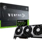 کارت گرافیک ام اس آی مدل GeForce RTX 5070 Ti 16G VENTUS 3X OC