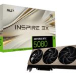کارت گرافیک ام اس آی مدل MSI GeForce RTX 5080 INSPIRE 3X 16G OC
