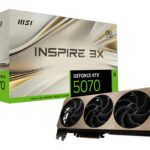 کارت گرافیک ام اس آی مدل GeForce RTX 5070 12G INSPIRE 3X OC