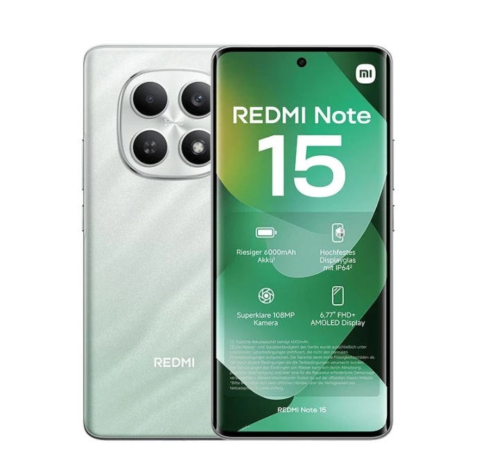 15 گوشی موبايل شیائومی مدل Redmi Note 15 4G ظرفیت 256 گیگابایت رم 8 گیگابایت - Image 1