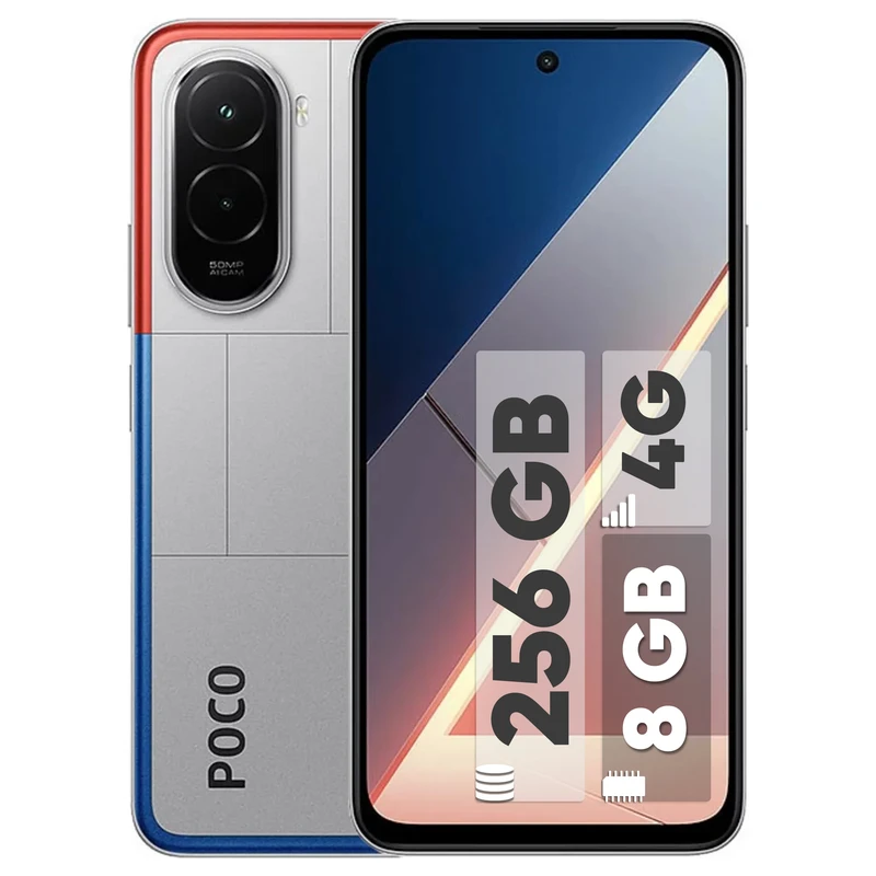 Poco M7 گوشی موبایل شیائومی مدل Poco M7 4G دو سیم کارت ظرفیت 256 گیگابایت و رم 8 گیگابایت - Image 1